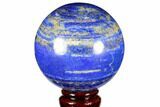 Polished Lapis Lazuli Sphere - Pakistan #149375-1